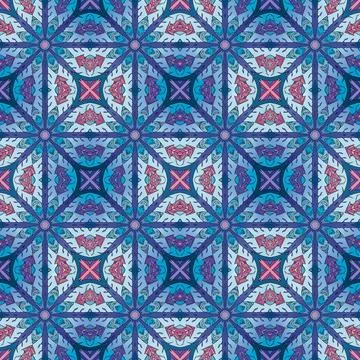 Seamless vector pattern. background texture in geometric ornamental style. Stock Illustration