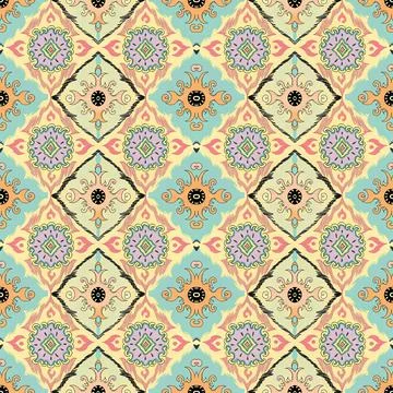 Seamless vector pattern. background texture in geometric ornamental style. Stock Illustration