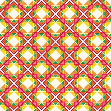 Seamless vector pattern. background texture in geometric ornamental style. Stock Illustration
