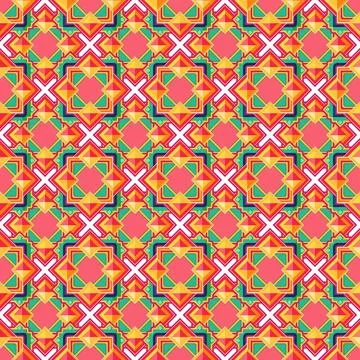 Seamless vector pattern. background texture in geometric ornamental style. Stock Illustration