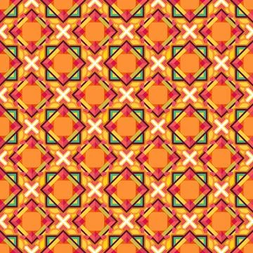 Seamless vector pattern. background texture in geometric ornamental style. Stock Illustration