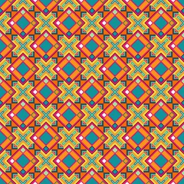 Seamless vector pattern. background texture in geometric ornamental style. Stock Illustration