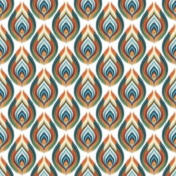 Seamless vector pattern. background texture in geometric ornamental style. Stock Illustration
