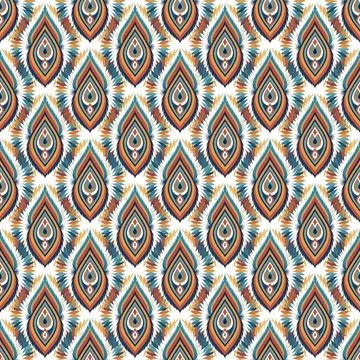 Seamless vector pattern. background texture in geometric ornamental style. Stock Illustration
