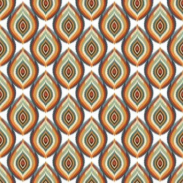 Seamless vector pattern. background texture in geometric ornamental style. Illustrazione stock