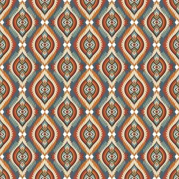 Seamless vector pattern. background texture in geometric ornamental style. Stock Illustration
