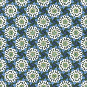 Seamless vector pattern. background texture in geometric ornamental style. Stock Illustration