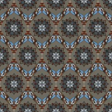 Seamless vector pattern. background texture in geometric ornamental style. Illustrazione stock