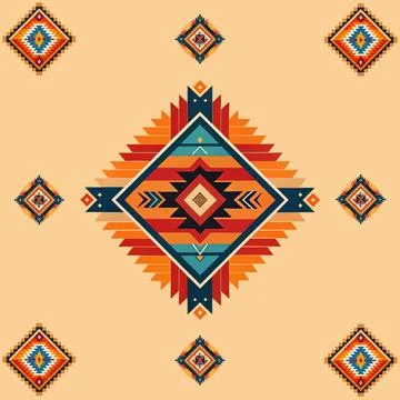 Seamless vector pattern. background texture in geometric ornamental style. Stock Illustration