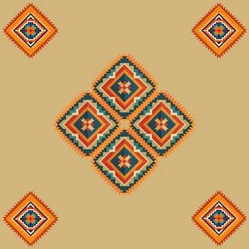 Seamless vector pattern. background texture in geometric ornamental style. Stock Illustration