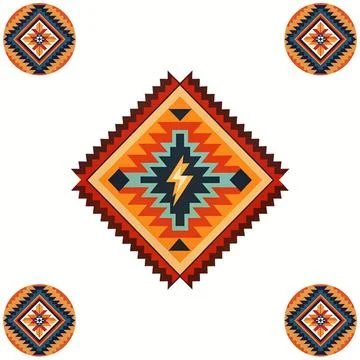 Seamless vector pattern. background texture in geometric ornamental style. Stock-Illustration