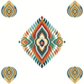 Seamless vector pattern. background texture in geometric ornamental style. Stock Illustration