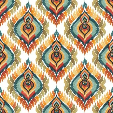 Seamless vector pattern. background texture in geometric ornamental style. Stock Illustration