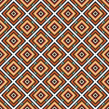 Seamless vector pattern. background texture in geometric ornamental style. Stock Illustration