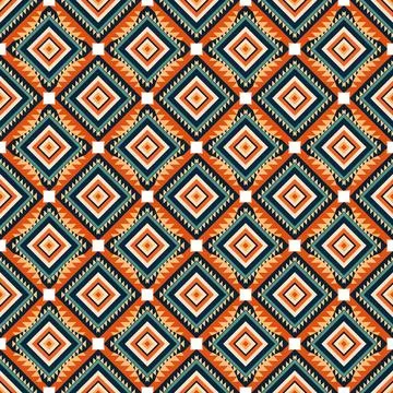 Seamless vector pattern. background texture in geometric ornamental style. Stock Illustration