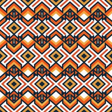 Seamless vector pattern. background texture in geometric ornamental style. Stock Illustration