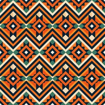 Seamless vector pattern. background texture in geometric ornamental style. Stock Illustration