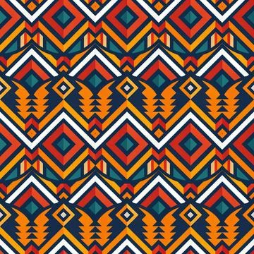 Seamless vector pattern. background texture in geometric ornamental style. Illustrazione stock