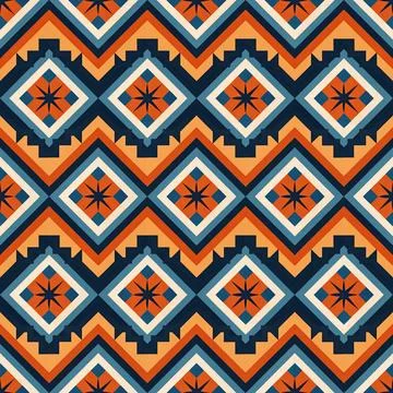Seamless vector pattern. background texture in geometric ornamental style. Stock Illustration