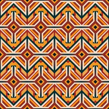 Seamless vector pattern. background texture in geometric ornamental style. Stock Illustration