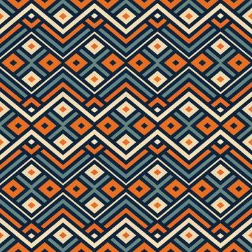 Seamless vector pattern. background texture in geometric ornamental style. Stock Illustration