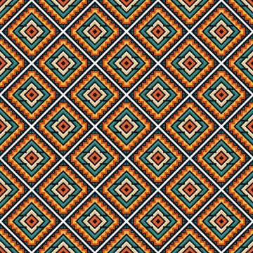 Seamless vector pattern. background texture in geometric ornamental style. Stock Illustration