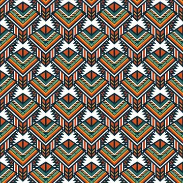 Seamless vector pattern. background texture in geometric ornamental style. Stock Illustration