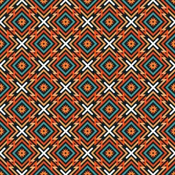 Seamless vector pattern. background texture in geometric ornamental style. Illustrazione stock
