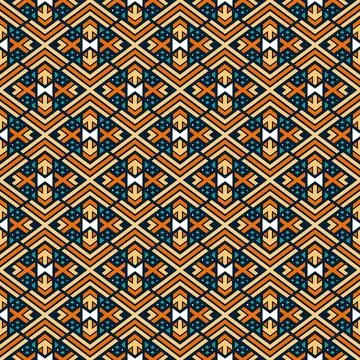 Seamless vector pattern. background texture in geometric ornamental style. Stock Illustration