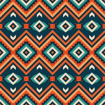 Seamless vector pattern. background texture in geometric ornamental style. Stock Illustration