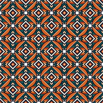 Seamless vector pattern. background texture in geometric ornamental style. Stock Illustration