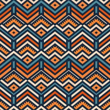 Seamless vector pattern. background texture in geometric ornamental style. Stock Illustration