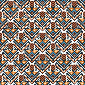 Seamless vector pattern. background texture in geometric ornamental style. Illustrazione stock