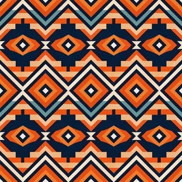 Seamless vector pattern. background texture in geometric ornamental style. Stock Illustration