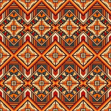 Seamless vector pattern. background texture in geometric ornamental style. Illustrazione stock