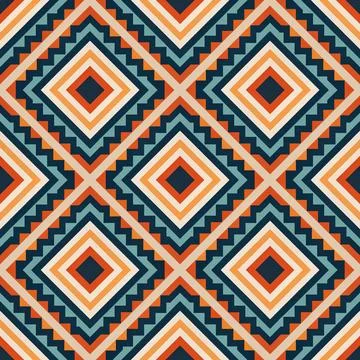 Seamless vector pattern. background texture in geometric ornamental style. Stock Illustration