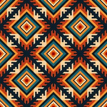 Seamless vector pattern. background texture in geometric ornamental style. Illustrazione stock