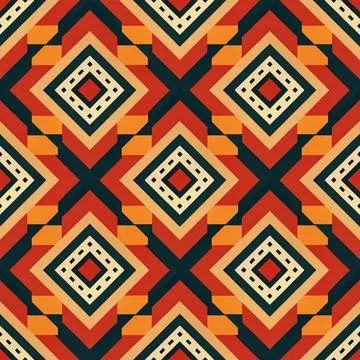 Seamless vector pattern. background texture in geometric ornamental style. Stock Illustration