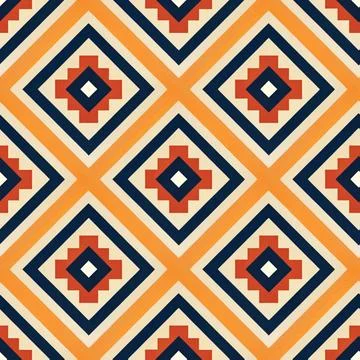 Seamless vector pattern. background texture in geometric ornamental style. Stock Illustration