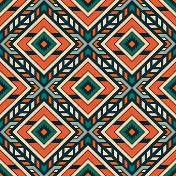 Seamless vector pattern. background texture in geometric ornamental style. Stock Illustration
