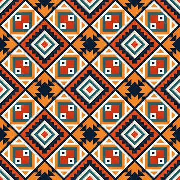 Seamless vector pattern. background texture in geometric ornamental style. Stock Illustration