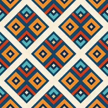 Seamless vector pattern. background texture in geometric ornamental style. Stock Illustration