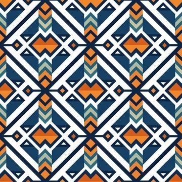 Seamless vector pattern. background texture in geometric ornamental style. Stock Illustration