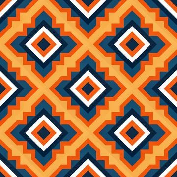 Seamless vector pattern. background texture in geometric ornamental style. Stock Illustration