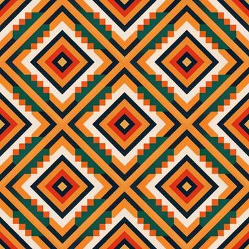 Seamless vector pattern. background texture in geometric ornamental style. Stock Illustration