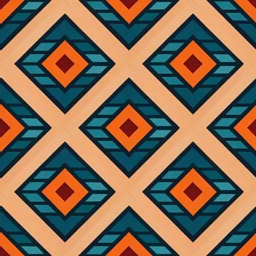 Seamless vector pattern. background texture in geometric ornamental style. Stock Illustration