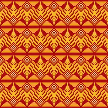 Seamless vector pattern. background texture in geometric ornamental style. 库存插图