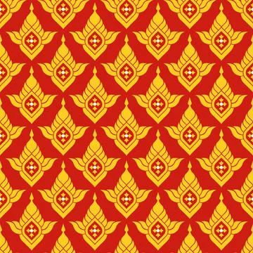 Seamless vector pattern. background texture in geometric ornamental style. Stock Illustration