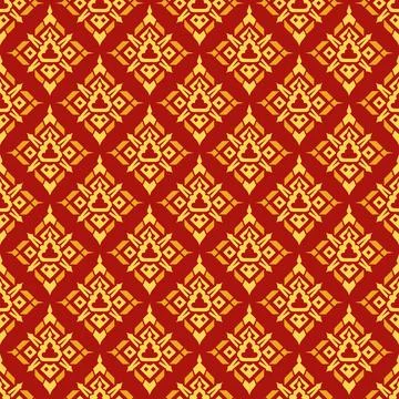 Seamless vector pattern. background texture in geometric ornamental style. Illustrazione stock
