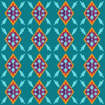 Seamless vector pattern. background texture in geometric ornamental style. Stock Illustration